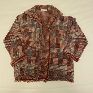 Zara patchwork cardigan